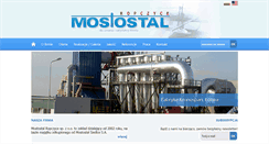 Desktop Screenshot of mostostalropczyce.pl