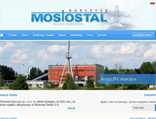 Tablet Screenshot of mostostalropczyce.pl